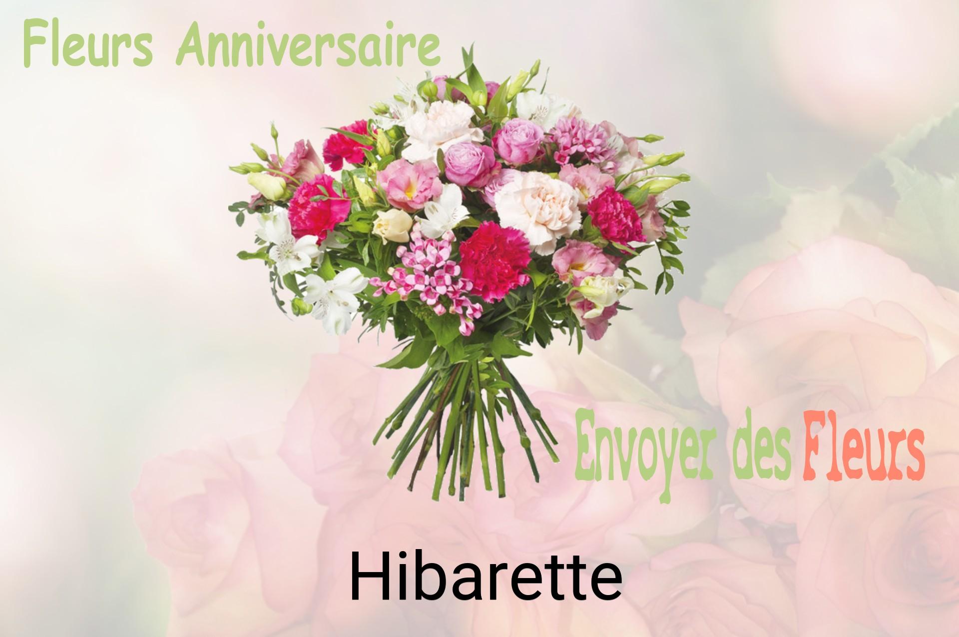 Bouquet de fleurs d’anniversaire livré à Hibarette