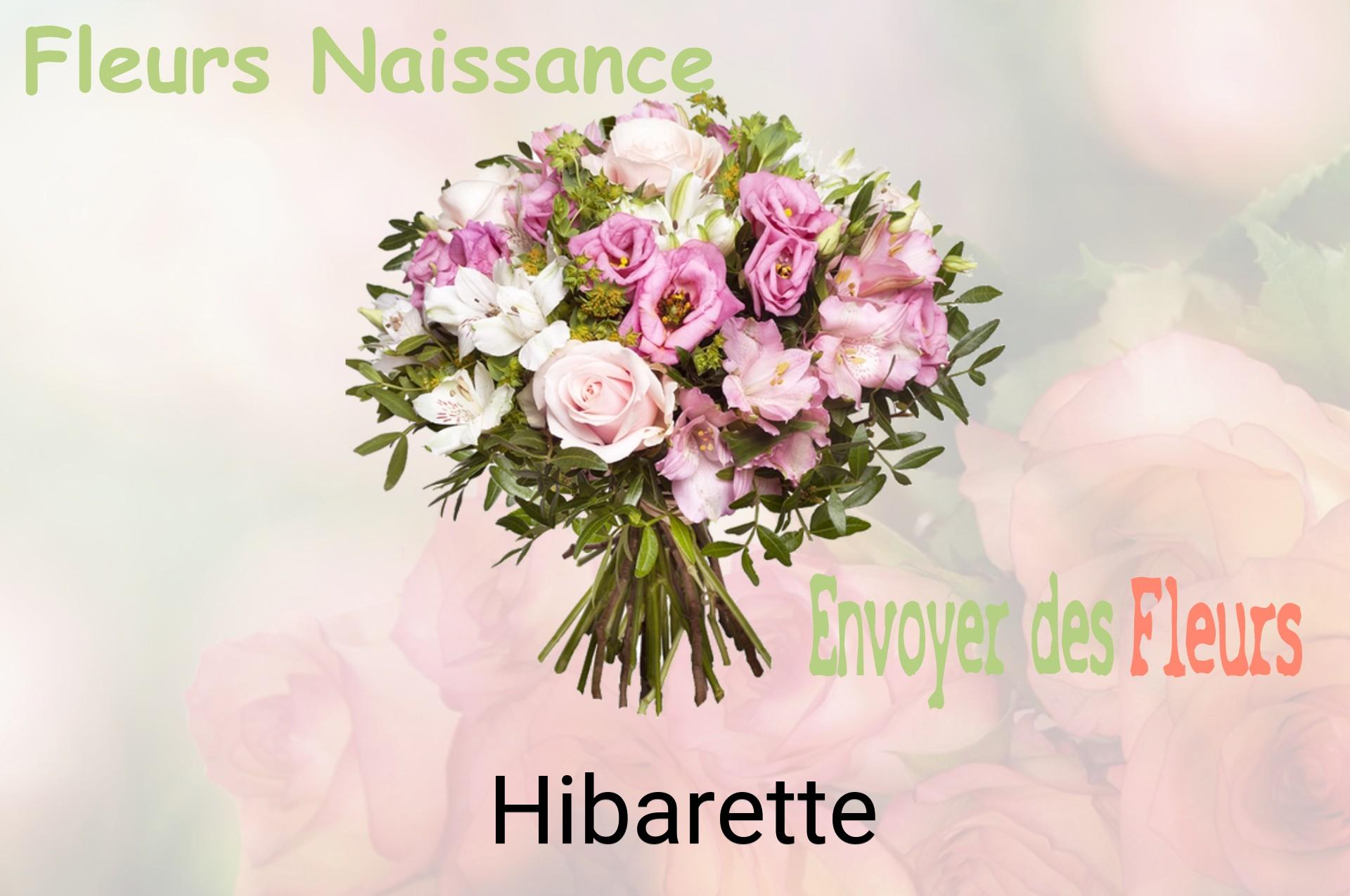 Bouquet de fleurs de naissance livré à Hibarette
